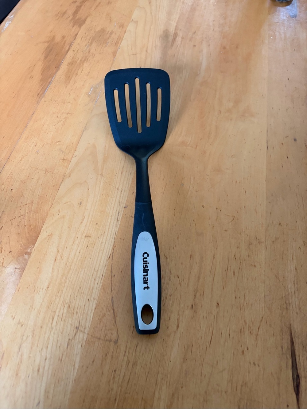 Cuisinart Black and Silver Slotted Turner Spatula